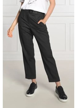 Peserico Wełniane spodnie | carrot fit ze sklepu Gomez Fashion Store w kategorii Spodnie damskie - zdjęcie 172953476