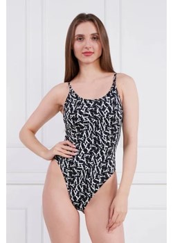 Calvin Klein Swimwear Strój kąpielowy CK MONOGRAM-S SCOOP ONE PIECE-PRINT ze sklepu Gomez Fashion Store w kategorii Stroje kąpielowe - zdjęcie 172954237