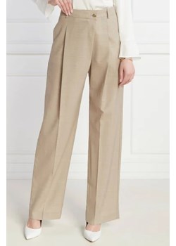 BOSS BLACK Wełniane spodnie Tenly | Regular Fit ze sklepu Gomez Fashion Store w kategorii Spodnie damskie - zdjęcie 172954588