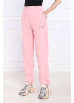 HUGO Spodnie dresowe Njola | Regular Fit ze sklepu Gomez Fashion Store w kategorii Spodnie damskie - zdjęcie 172961238