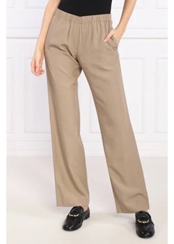 Samsøe Samsøe Spodnie | Regular Fit | z dodatkiem lnu ze sklepu Gomez Fashion Store w kategorii Spodnie damskie - zdjęcie 172961467