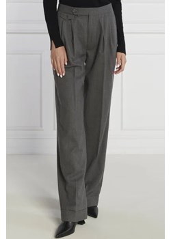 LAUREN RALPH LAUREN Wełniane spodnie TUMELO | Regular Fit ze sklepu Gomez Fashion Store w kategorii Spodnie damskie - zdjęcie 172962077