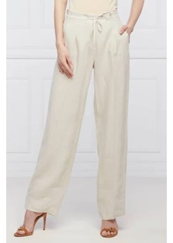 RIANI Lniane spodnie | Casual fit | high waist ze sklepu Gomez Fashion Store w kategorii Spodnie damskie - zdjęcie 172964257