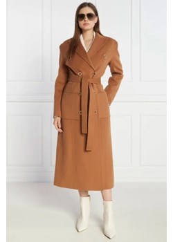 Elisabetta Franchi Wełniany płaszcz | z dodatkiem kaszmiru ze sklepu Gomez Fashion Store w kategorii Płaszcze damskie - zdjęcie 172965669