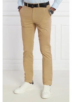 Calvin Klein Spodnie chino + pasek MODERN TWILL | Slim Fit ze sklepu Gomez Fashion Store w kategorii Spodnie męskie - zdjęcie 172966308
