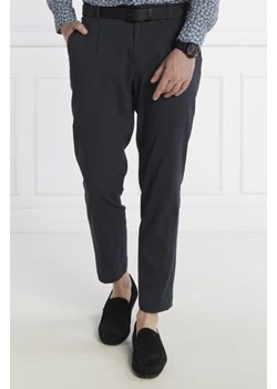 BOSS BLACK Lniane spodnie P-Perin-RDS-WG-242 | Relaxed fit ze sklepu Gomez Fashion Store w kategorii Spodnie męskie - zdjęcie 172967185