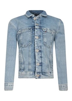 Tommy Hilfiger Kurtka jeansowa TRUCKER DARK WASH | Oversize fit ze sklepu Gomez Fashion Store w kategorii Kurtki chłopięce - zdjęcie 172968815