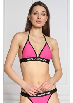 Karl Lagerfeld Góra od bikini triangle w/ logo elastic ze sklepu Gomez Fashion Store w kategorii Stroje kąpielowe - zdjęcie 172968928