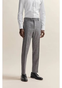 BOSS BLACK Wełniane spodnie H-Genius-241 | Regular Fit | z dodatkiem lnu ze sklepu Gomez Fashion Store w kategorii Spodnie męskie - zdjęcie 172970179