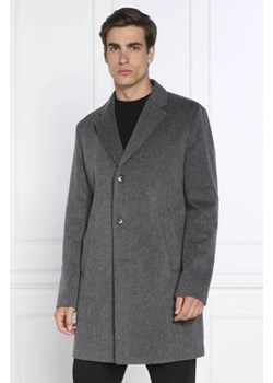 BOSS BLACK Wełniany płaszcz H-Hyde-Bib-224 ze sklepu Gomez Fashion Store w kategorii Płaszcze męskie - zdjęcie 172975309
