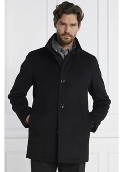BOSS BLACK Wełniany płaszcz H-Coxtan | z dodatkiem kaszmiru ze sklepu Gomez Fashion Store w kategorii Płaszcze męskie - zdjęcie 172976875