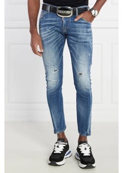 Dsquared2 Jeansy Sexy Twist Jean | Slim Fit | denim ze sklepu Gomez Fashion Store w kategorii Jeansy męskie - zdjęcie 172978119