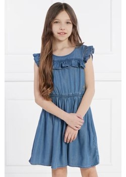 Guess Jeansowa sukienka TENCEL ze sklepu Gomez Fashion Store w kategorii Sukienki dziewczęce - zdjęcie 172979399
