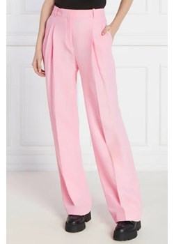 HUGO Spodnie Havira | Relaxed fit | z dodatkiem lnu ze sklepu Gomez Fashion Store w kategorii Spodnie damskie - zdjęcie 172979468