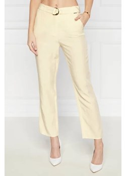 Liu Jo Spodnie cygaretki | Straight fit | z dodatkiem lnu ze sklepu Gomez Fashion Store w kategorii Spodnie damskie - zdjęcie 172979898