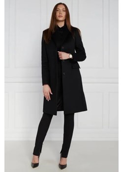 Calvin Klein Wełniany płaszcz ESSANTIAL CROMBIE | z dodatkiem kaszmiru ze sklepu Gomez Fashion Store w kategorii Płaszcze damskie - zdjęcie 172980308