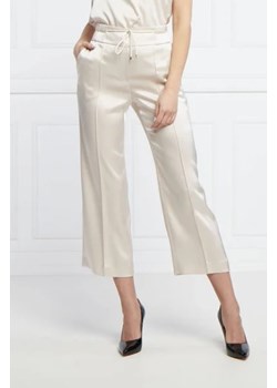 Marc Cain Satynowe spodnie | Loose fit | regular waist ze sklepu Gomez Fashion Store w kategorii Spodnie damskie - zdjęcie 172981449
