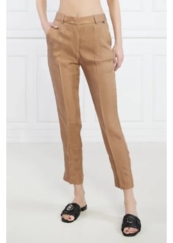 Liu Jo Spodnie | Regular Fit | z dodatkiem lnu ze sklepu Gomez Fashion Store w kategorii Spodnie damskie - zdjęcie 172982436