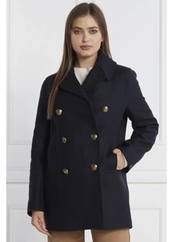 Tommy Hilfiger Wełniany płaszcz BLEND PREP CLASSIC | z dodatkiem kaszmiru ze sklepu Gomez Fashion Store w kategorii Płaszcze damskie - zdjęcie 172988667