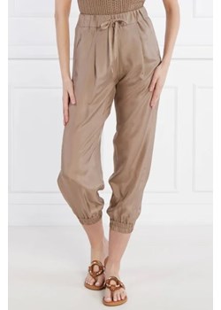 Marella SPORT Jedwabne spodnie | Regular Fit ze sklepu Gomez Fashion Store w kategorii Spodnie damskie - zdjęcie 172991237