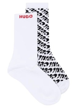 Hugo Bodywear Skarpety 2-pack LOGO ALLOVER C ze sklepu Gomez Fashion Store w kategorii Skarpetki damskie - zdjęcie 172993807