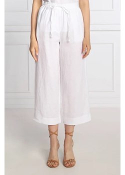 DKNY Lniane spodnie | flare fit ze sklepu Gomez Fashion Store w kategorii Spodnie damskie - zdjęcie 172993996