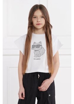 Karl Lagerfeld Kids T-shirt | Regular Fit ze sklepu Gomez Fashion Store w kategorii Bluzki dziewczęce - zdjęcie 172994039