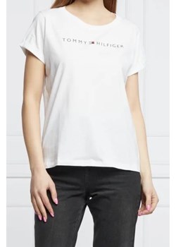 Tommy Hilfiger T-shirt | Regular Fit ze sklepu Gomez Fashion Store w kategorii Bluzki damskie - zdjęcie 172995337