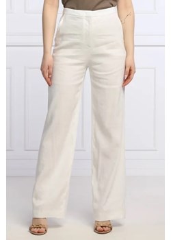 Marc Cain Lniane spodnie | Loose fit | high waist ze sklepu Gomez Fashion Store w kategorii Spodnie damskie - zdjęcie 172995778