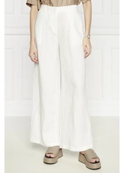MAX&Co. Lniane spodnie CAYENNE | flare fit ze sklepu Gomez Fashion Store w kategorii Spodnie damskie - zdjęcie 172996325