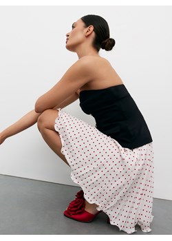 Mohito - Spódnica mini w kropki - czerwony ze sklepu Mohito w kategorii Spódnice - zdjęcie 172997288