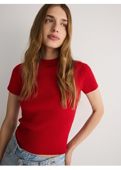 Reserved - Bluzka z wiskozą - czerwony ze sklepu Reserved w kategorii Bluzki damskie - zdjęcie 172997559