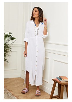 Le Monde du Lin Sukienka w kolorze białym ze sklepu Limango Polska w kategorii Sukienki - zdjęcie 172998758