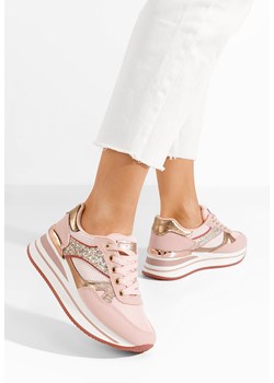 Różowe sneakersy na platformie Camora ze sklepu Zapatos w kategorii Buty sportowe damskie - zdjęcie 173001319