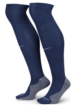 Skarpety bramkarskie do kolan Nike Paris Saint-Germain Strike - Niebieski ze sklepu Nike poland w kategorii Skarpetogetry piłkarskie - zdjęcie 173004725
