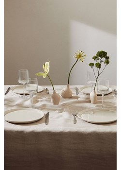 H & M - 4-pack stoneware dinner plates - Biały ze sklepu H&M w kategorii Talerze - zdjęcie 173004777