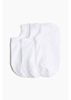 H & M - Krótkie skarpetki 3-pak - Biały ze sklepu H&M w kategorii Skarpetki damskie - zdjęcie 173004785