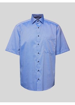Koszula biznesowa o kroju comfort fit z rękawem o dł. 1/2 ze sklepu Peek&Cloppenburg  w kategorii Koszule męskie - zdjęcie 173004998