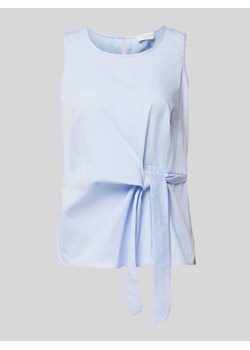 Top bluzkowy z wiązanym detalem ze sklepu Peek&Cloppenburg  w kategorii Bluzki damskie - zdjęcie 173005198
