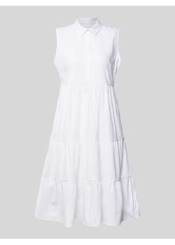 Sukienka midi z krótką listwą guzikową ze sklepu Peek&Cloppenburg  w kategorii Sukienki - zdjęcie 173005236