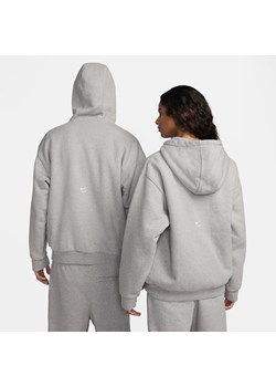 Dzianinowa bluza z kapturem i zamkiem na całej długości Nike x MMW - Szary ze sklepu Nike poland w kategorii Bluzy męskie - zdjęcie 173005395