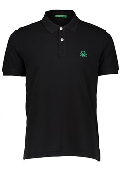 Benetton Koszulka polo w kolorze czarnym ze sklepu Limango Polska w kategorii T-shirty męskie - zdjęcie 173005899