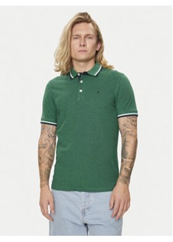 Jack&Jones Polo Jjepaulos 12136668 Zielony Slim Fit ze sklepu MODIVO w kategorii T-shirty męskie - zdjęcie 173006095
