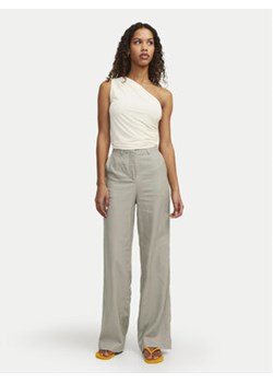 JJXX Spodnie materiałowe Mary 12249985 Szary Regular Fit ze sklepu MODIVO w kategorii Spodnie damskie - zdjęcie 173006125