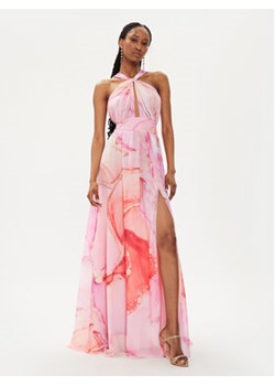 Fracomina Sukienka letnia FQ24SD3014W412N4 Różowy Regular Fit ze sklepu MODIVO w kategorii Sukienki - zdjęcie 173010715