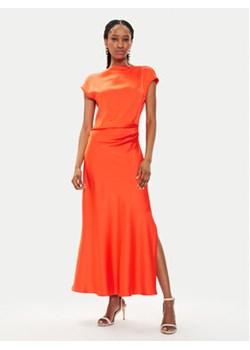 Imperial Sukienka koktajlowa AEAOHBA Pomarańczowy Regular Fit ze sklepu MODIVO w kategorii Sukienki - zdjęcie 173010766
