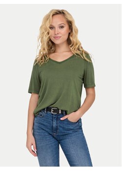 ONLY T-Shirt Elise 15257390 Zielony Regular Fit ze sklepu MODIVO w kategorii Bluzki damskie - zdjęcie 173010775