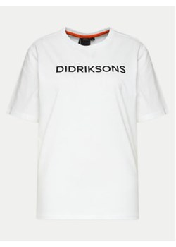 Didriksons T-Shirt Harald 505551 Biały Regular Fit ze sklepu MODIVO w kategorii T-shirty męskie - zdjęcie 173011037