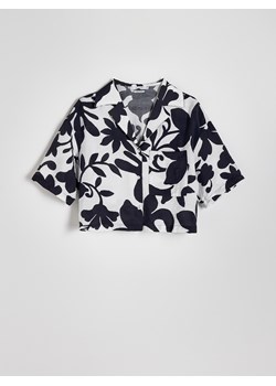 Reserved - Koszula z wikozą - czarny ze sklepu Reserved w kategorii Koszule damskie - zdjęcie 173012755