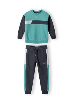 Zielony komplet dresowy dla małego chłopca- bluza i spodnie ze sklepu 5.10.15 w kategorii Dresy chłopięce - zdjęcie 173013307
